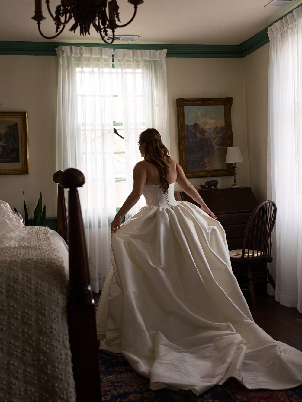 Couture Sareh Nuori  - Italian Silk Drop-waist Gown